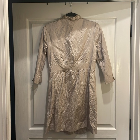 Chicos crinkle jacket, beige shimmer, pockets - Picture 4 of 4